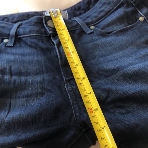 🤩 PAIGE Midlake Skyline Straight leg 34” super soft ink blue stretchy jeans - Picture 13 of 16